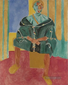 Le Rifain assis Sitzenriffian Spät abstrakt fauvm Henri Matisse Ölgemälde
